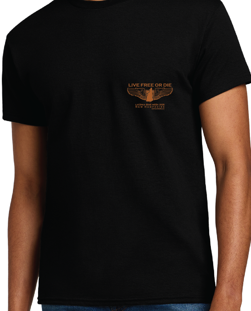 2025 Laconia Bike Short-Sleeve T-shirt| Live Free or Die Gifts