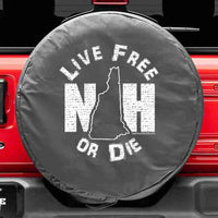 tire cover that says “Live free or die”
