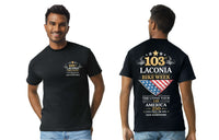 2026 -103rd Laconia Bike Week  Short Sleeve Tee