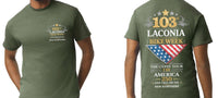 2026 -103rd Laconia Bike Week  Short Sleeve Tee