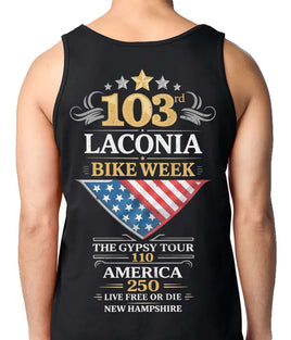 2026 -103rd Laconia Bike Week Men's Tank