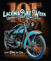 Laconia Bike Week 101 Short Sleeve T-Shirt
