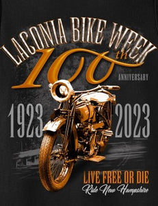 Laconia Bike Week 100th Anniversary Collectors Hooded Sweatshirt