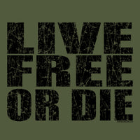 Bold Live Free or Die Hooded Sweatshirt