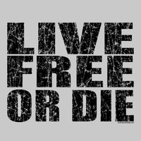 Bold Live Free or Die Hooded Sweatshirt