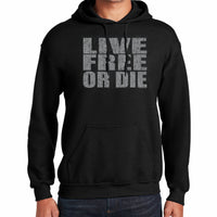 Bold Live Free or Die Hooded Sweatshirt