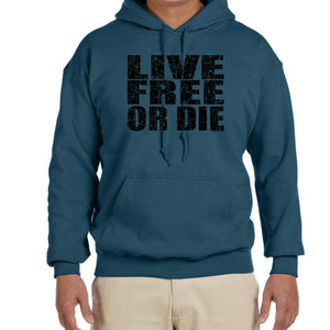 Bold Live Free or Die Hooded Sweatshirt