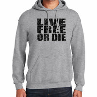 Bold Live Free or Die Hooded Sweatshirt
