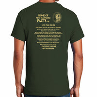 Live Free or Die Facts T-shirt
