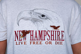 Embroidered Shadow Eagle T-shirt