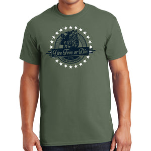 Old Man of the Mountain with Stars T-shirt