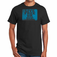 Stamped Live Free or Die T-shirt
