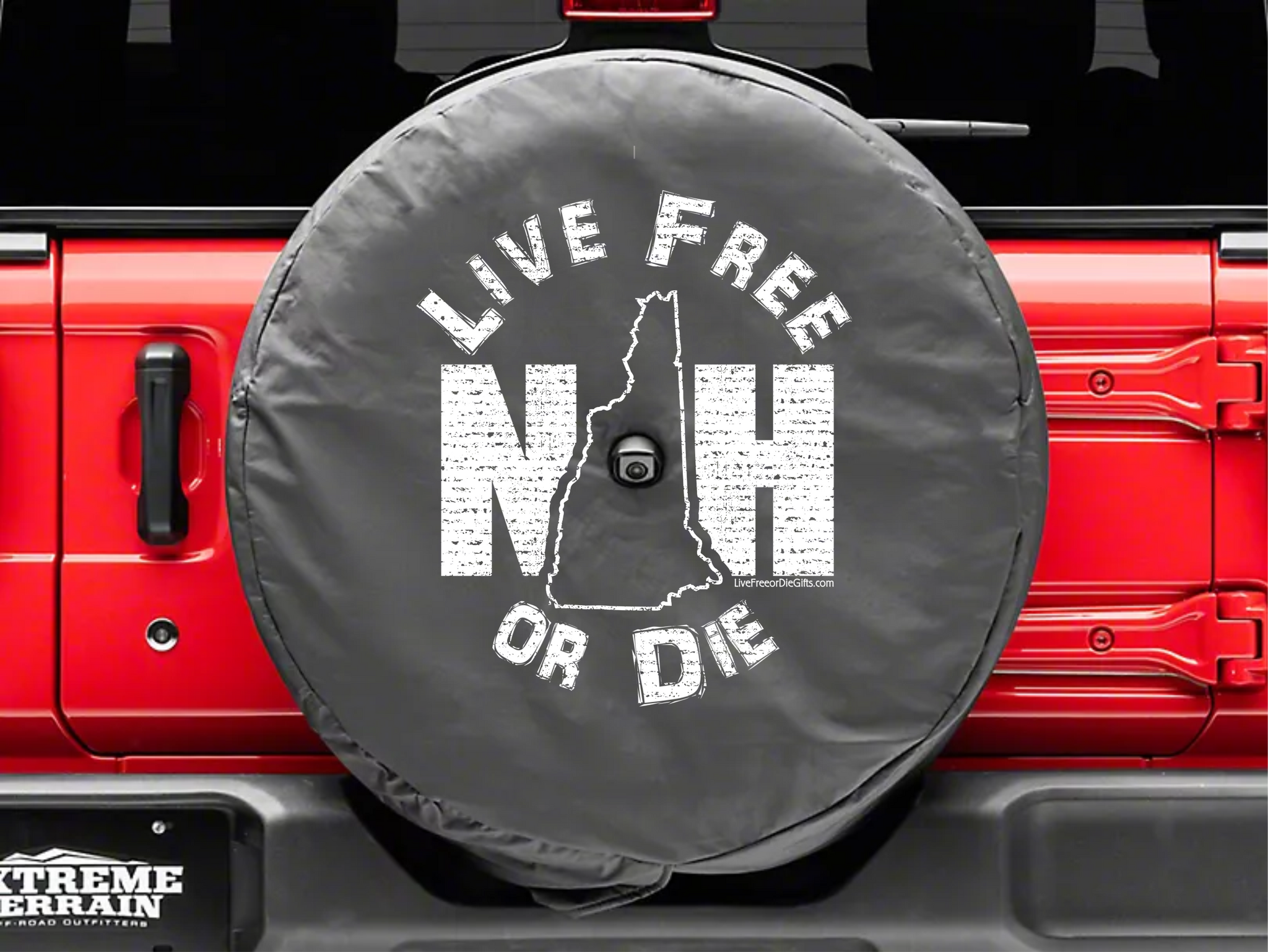 State of Oregon Outline Flowers/Floral Spare Tire Cover for any Vehicle,  Make, Model and Size