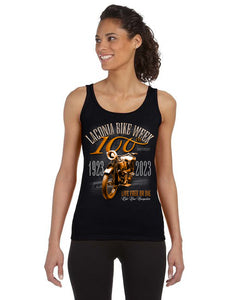 Laconia Bike Week 100th Anniversary Collectors Ladies Tank Top