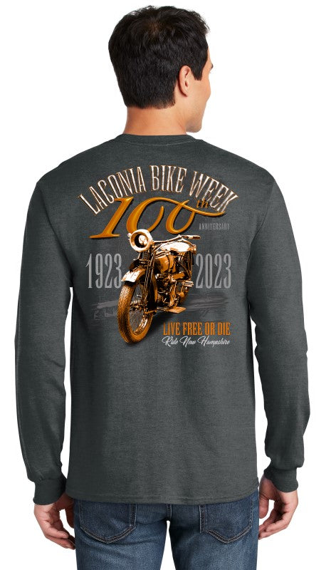 Laconia Bike Week 100th Anniversary Collectors Long Sleeve T-shirt