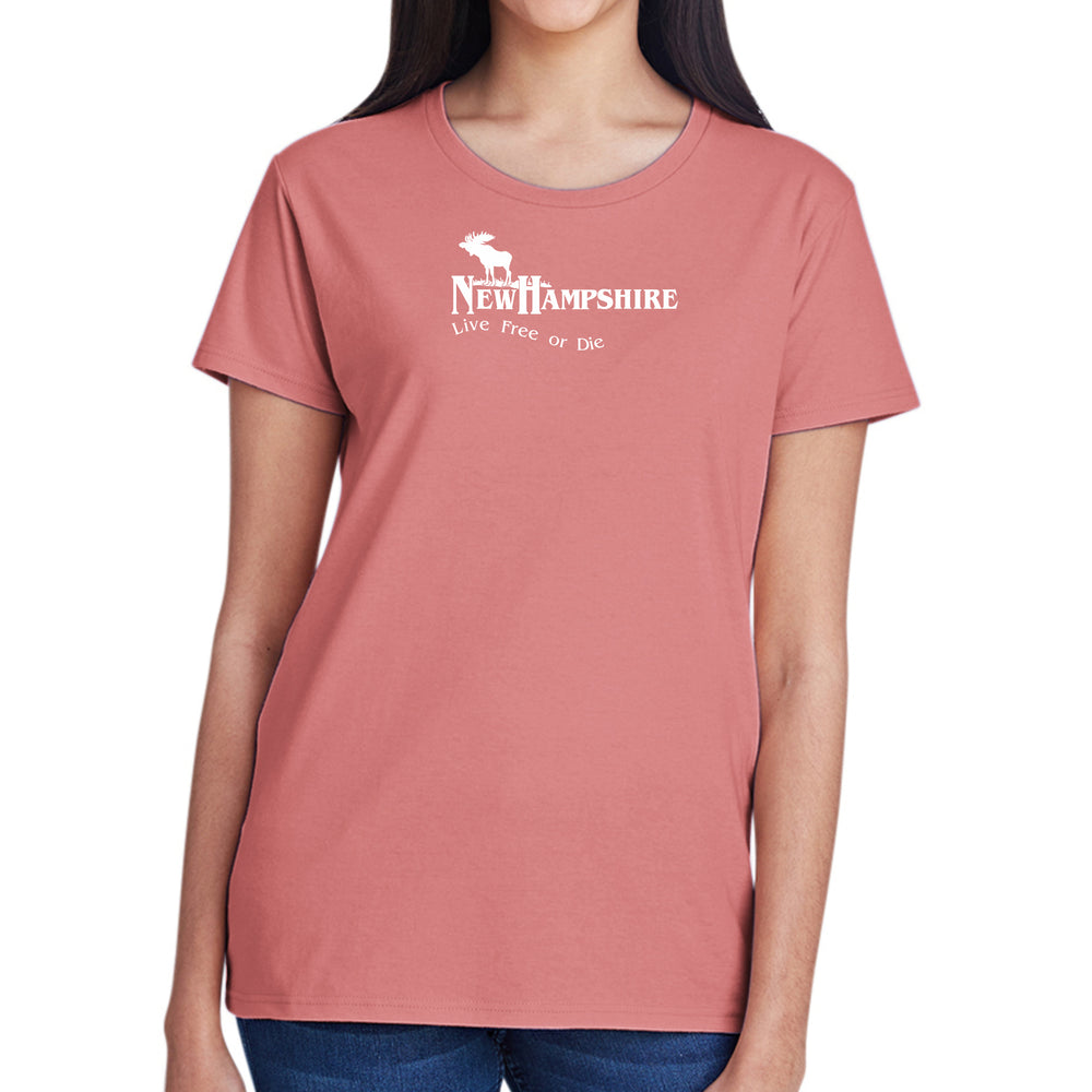 Cute Moose Ladies T-shirt
