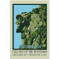 old man of the mountains image with discovery date and information
