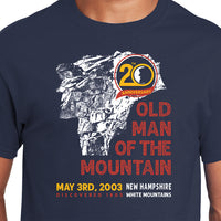 20th Anniversary Old Man of The Mountain Commemorative Short Sleeve T-Shirt