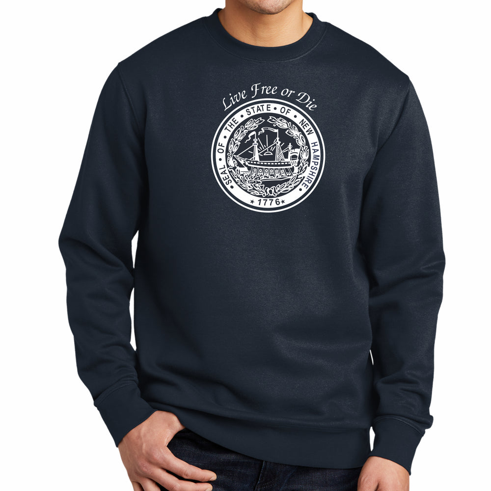 NH State Seal Crew Neck Sweatshirt