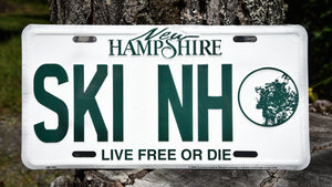 License Plate-SKI NH