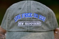 Live Free or Die NH Arch Hat
