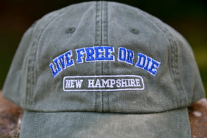 Live Free or Die NH Arch Hat