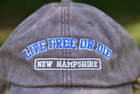 Live Free or Die NH Arch Hat
