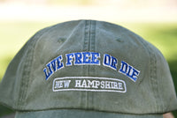 Live Free or Die NH Arch Hat
