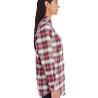 Ladies Yarn-Dyed Flannel Shirt