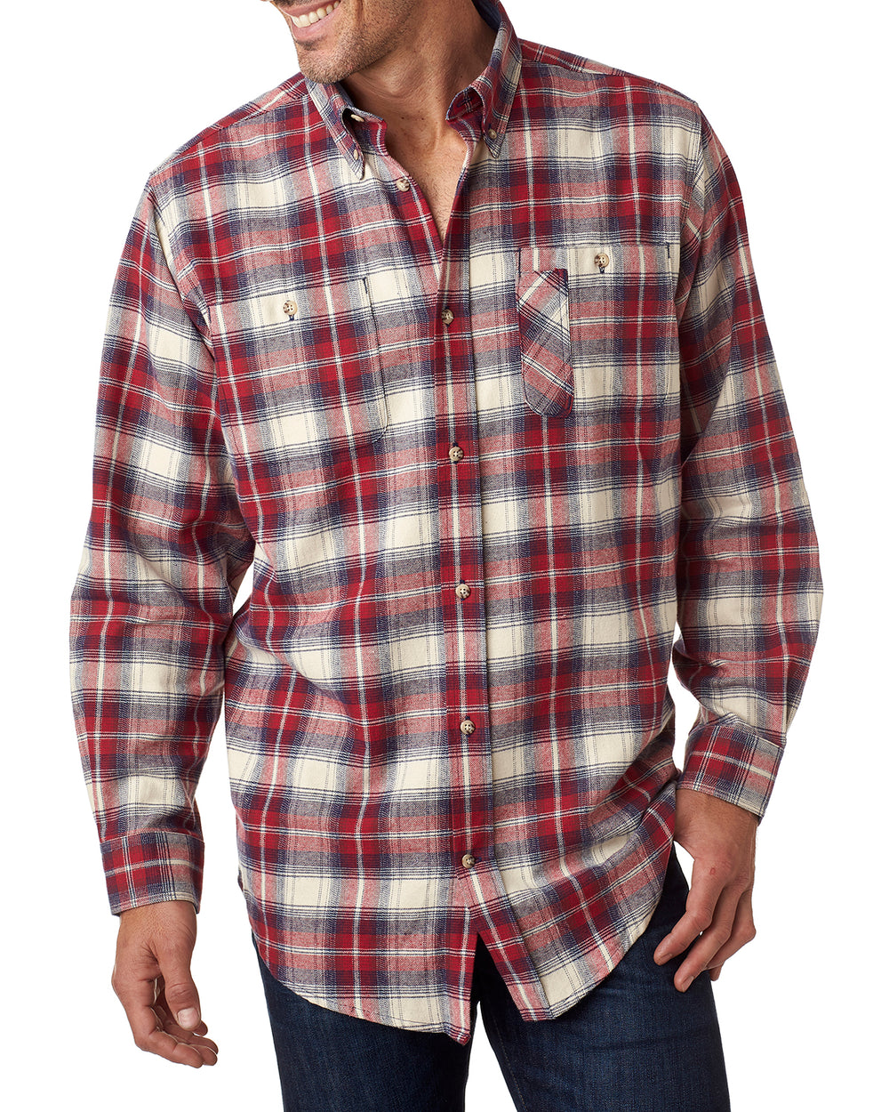 Yarn-Dyed Flannel Shirt