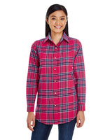 Ladies Yarn-Dyed Flannel Shirt
