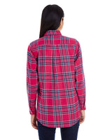 Ladies Yarn-Dyed Flannel Shirt
