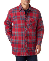 Flannel Shirt Jacket with Quilt Lining
